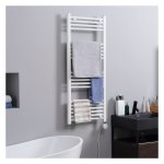 Badkamerradiator - Handdoekradiator - Wandmontage - Oververhittingsbeveiliging - Wit