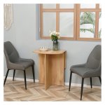 Eettafel - Stijlvol - Opvouwbare zijkanten - Eiken