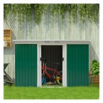 Tuinhuisje - Diamond - Gereedschapsschuur - Ventilatieraam - Donkergroen