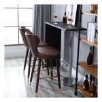 Stoelen - UrbanLiving - Modern design - Comfortabel - Bruin