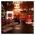 Sfeerhaard - Zaza Home - Elektrisch - Vlammeneffect - Wit