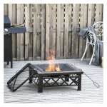 Tuinhaard - Barbecook - Grillfunctie - Vonkbescherming - Zwart