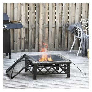 Tuinhaard - Barbecook - Grillfunctie - Vonkbescherming - Zwart