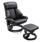 Massagestoel – Luxe Relax - Vibratiepunten – Verstelbare Rugleuning, Zwart