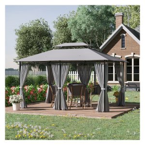 Tuinpaviljoen - LuxeGarden - Waterdicht - Stevig - Grijs