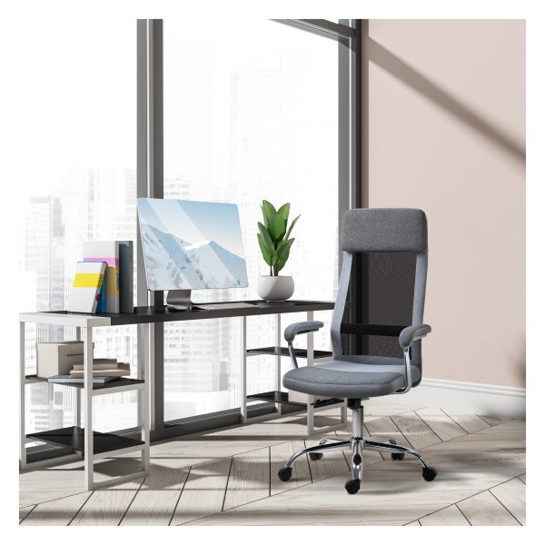 Ergonomisch – ComfortFlex - Verstelbare hoofdsteun – Noorse stijl - Lichtgrijs