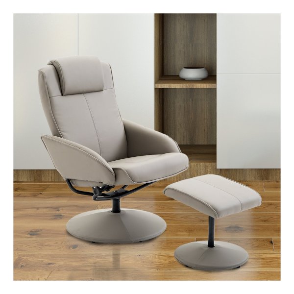Fauteuil - Comfortable Design - 360° Draaibaar - Grijs