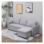Hoekbank - ComfortMeubels - Slaapfunctie - Chaise Longue - Grijs