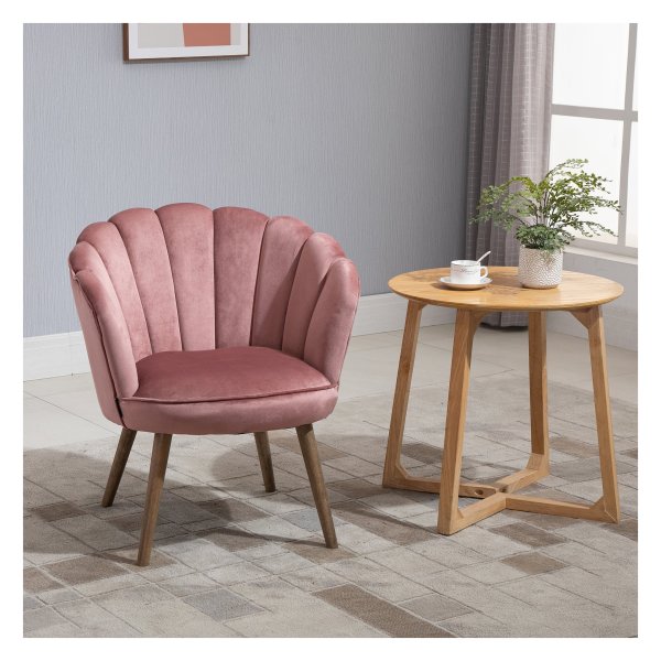 Woonkamerstoel - ComfortZone - Stevig design - Roze