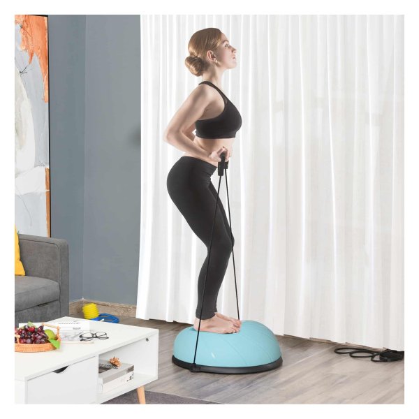 Yoga - Balans Trainer - Verbetering balans en stabiliteit - Lichtblauw