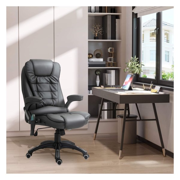 Massagestoel - RelaxCare - 6-punts massage – Warmtefunctie - Zwart