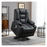 Massagestoel - Relax Deluxe - Sta-op-hulp - Draadloze afstandsbediening - Zwart