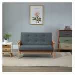 Loveseat - TrendyHome - Compact design - Tweezits - Grijs