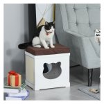 Kattenmeubel - CatComfort - Kattenhol - Krukken - Wit