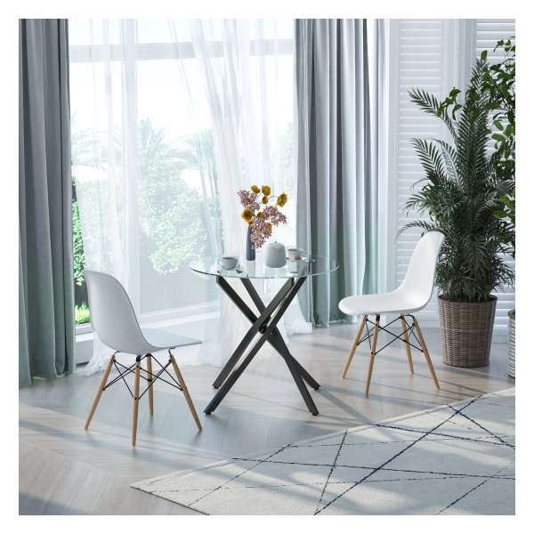 Salontafel - DesignsByUs - Veiligheidsglas - Zwart