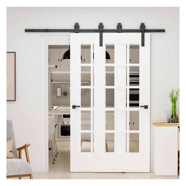 Schuifdeursysteem - LuxDecor - Accessoireset - Zwart
