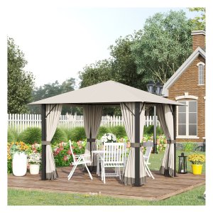 Tuinpaviljoen - LuxyGarden - Dakluik en ventilatie - Weerbestendig aluminium