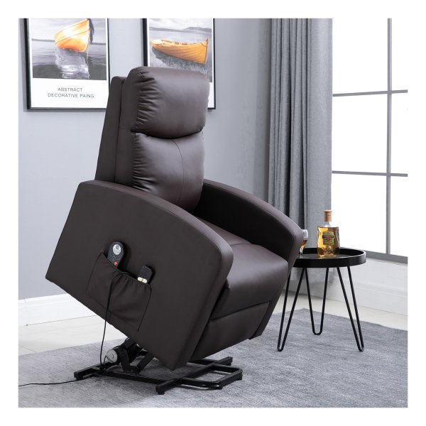 Relaxfauteuil – Luxe Comfort - Elektrische Massage - Bruin