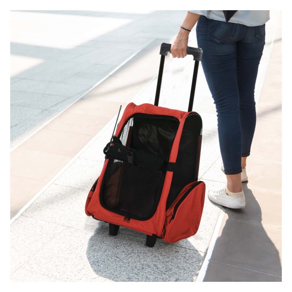 Hondentrolley - Draagtas en transporttas - Rood