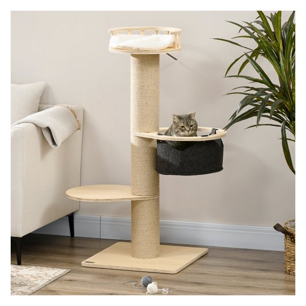 Kattenmeubel - HappyCats - Klimmogelijkheden - Hangmat - beige
