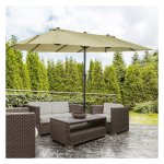 Sonnaveranda - LuxeSun - Handkruk - Verlicht - Koffiekleurig