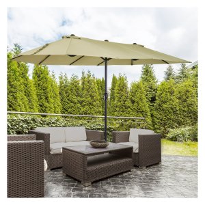 Sonnaveranda - LuxeSun - Handkruk - Verlicht - Koffiekleurig