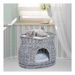 Kattenmand – Rotan Luxe – Comfortabel – Grijs