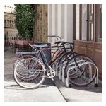 Fietsstandaard - Innovobike - Weerbestendig en duurzaam - Zilver