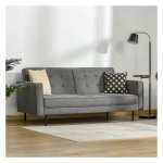 Slaapbank - ComfortHome - Verstelbare hoek - Vintage eucalyptus - Grijs