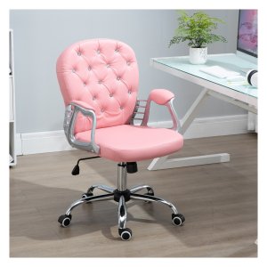 Voorzitterrugleuning - Ergonomisch gevuld - Roze