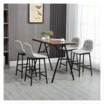Bartafel - LuxeLiving - Metaal - Lichtbruin