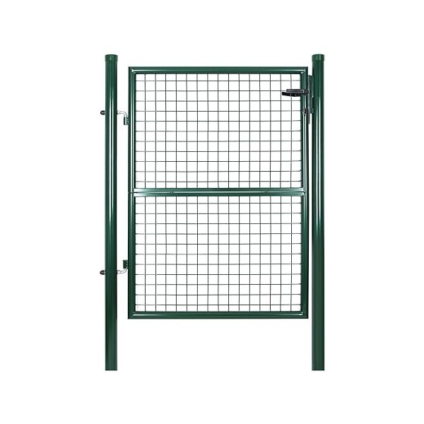 Tuindeur buiten tuin poort binnenplaats hek deur met slot 125 x 106 cm