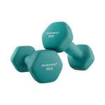 Set van 2 halters, 2 x 3 kg, neopreen handgewichten, niet-slip grip, fitness-trainingen