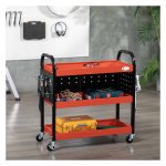 Gereedschapswagen - PowerTool - Remsysteem - Draagvermogen 100 kg - Rood