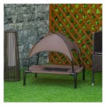 Hondenbed - OutdoorPaws - Verhoogd en ademend - Koffiekleur