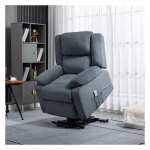Relaxfauteuil - RelaxWell - Elektrisch verstelbaar - Ligfunctie - Grijs