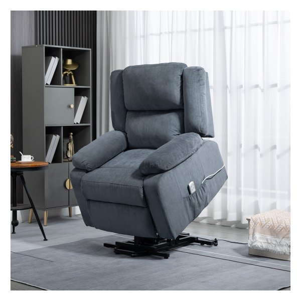 Relaxfauteuil - RelaxWell - Elektrisch verstelbaar - Ligfunctie - Grijs