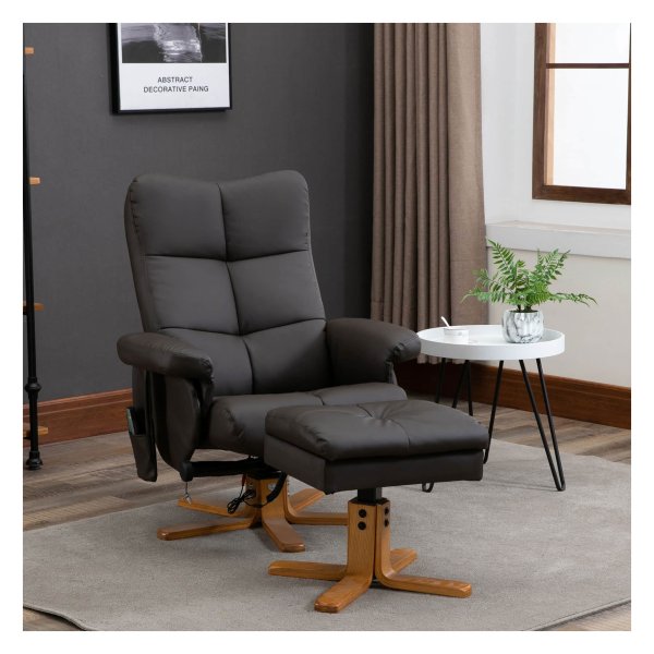 Massagestoel - Luxe Relaxstoel - 10 vibratiestanden - Bruin
