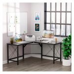 Hoekbureau - Angle Desk - L-vormig - Zwart