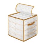 Opslag van baubbles, 33,5 x 33,5 x 34 cm, goud