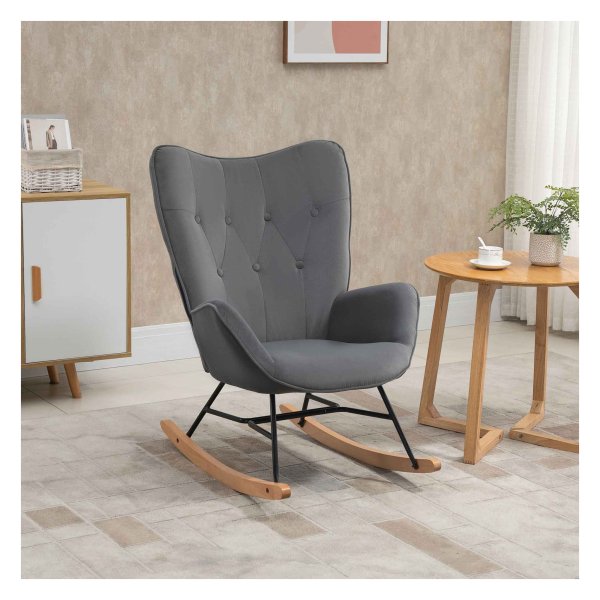 Loungestoel – Comfortabel Zitmeubel – Luxe Grijs