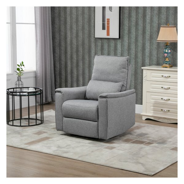 Tv-fauteuil - Comfortabel - 150 ° verstelbaar - grijs