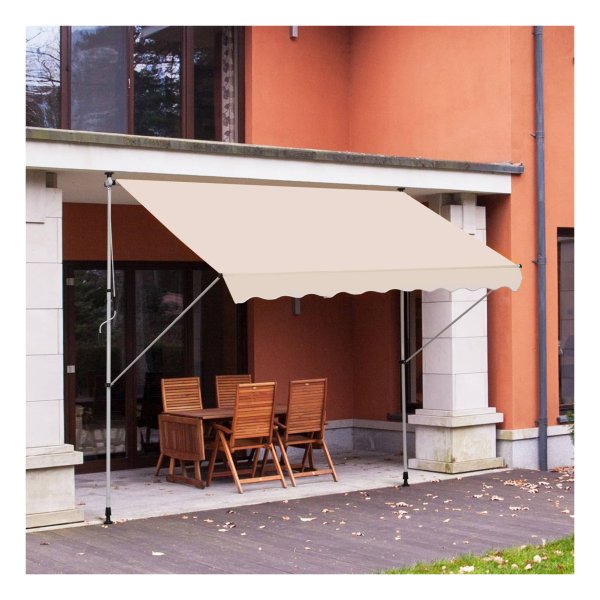 Luifelarm - SchaduwMeester - Gedeelde arm - Extra bescherming - Antraciet