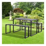 Biertuinset - SturdyStools - Duurzaam - Comfortabel - Zwart