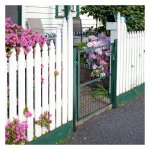 Tuinhekwerk - Stalen handgreep - Sleutels - Groen