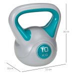 Kettlebell -- Vloer-vriendelijk - Zwaar - Blauw