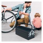 Compartimenten - Toolbox - Ruimtebesparend – Draagbaar - Blauw
