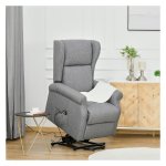 Relaxfauteuil - - Elektrische ligfunctie - Grijs