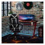 Gamestoel - ComfortMax - Verstelbare rugleuning - Hoofdsteun - Zwart