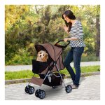 Hondenbuggy - LuxePaws - Multifunctioneel - Comfortabel - Zwart